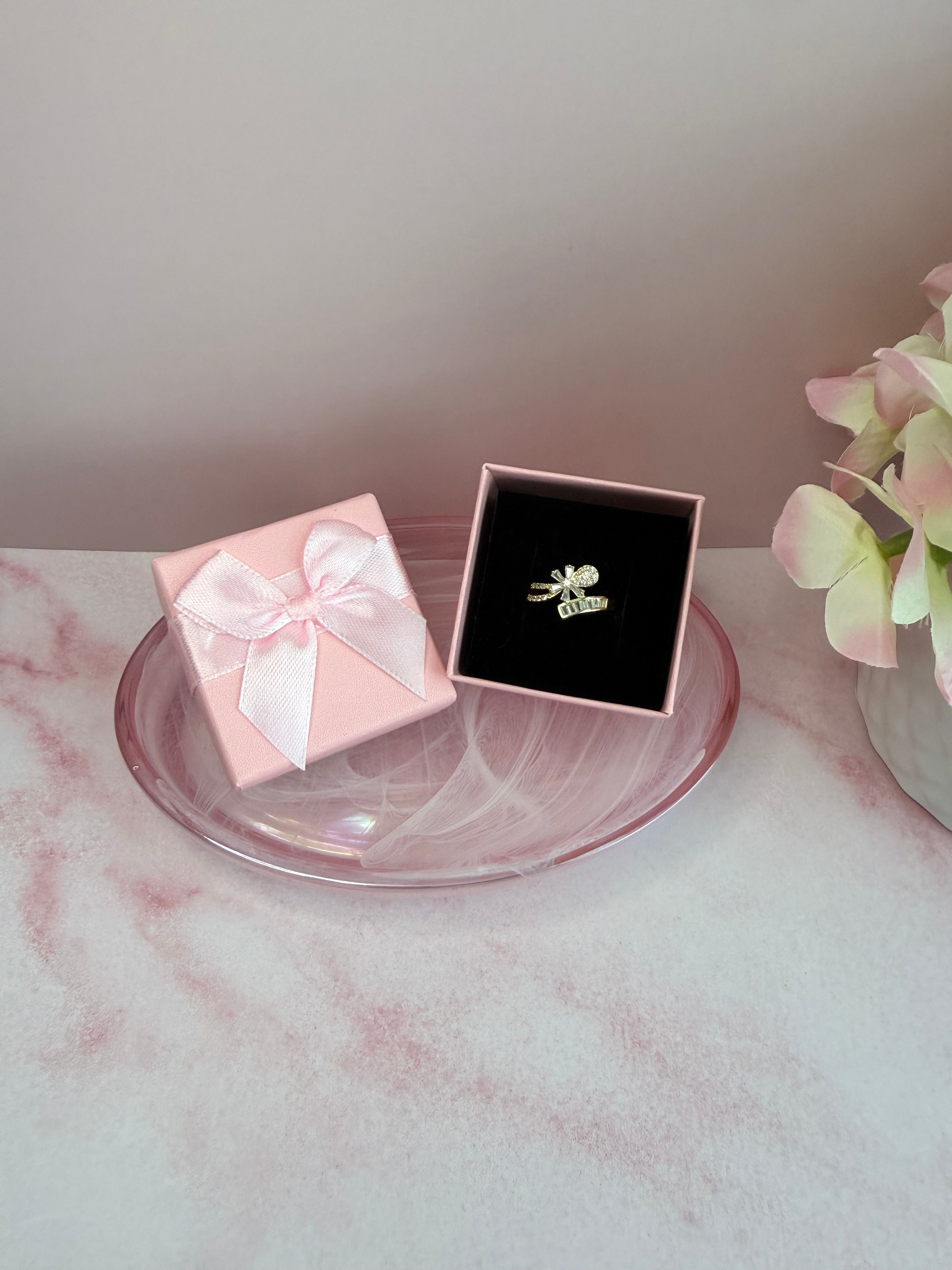 Flower Wrap Pavé Ring