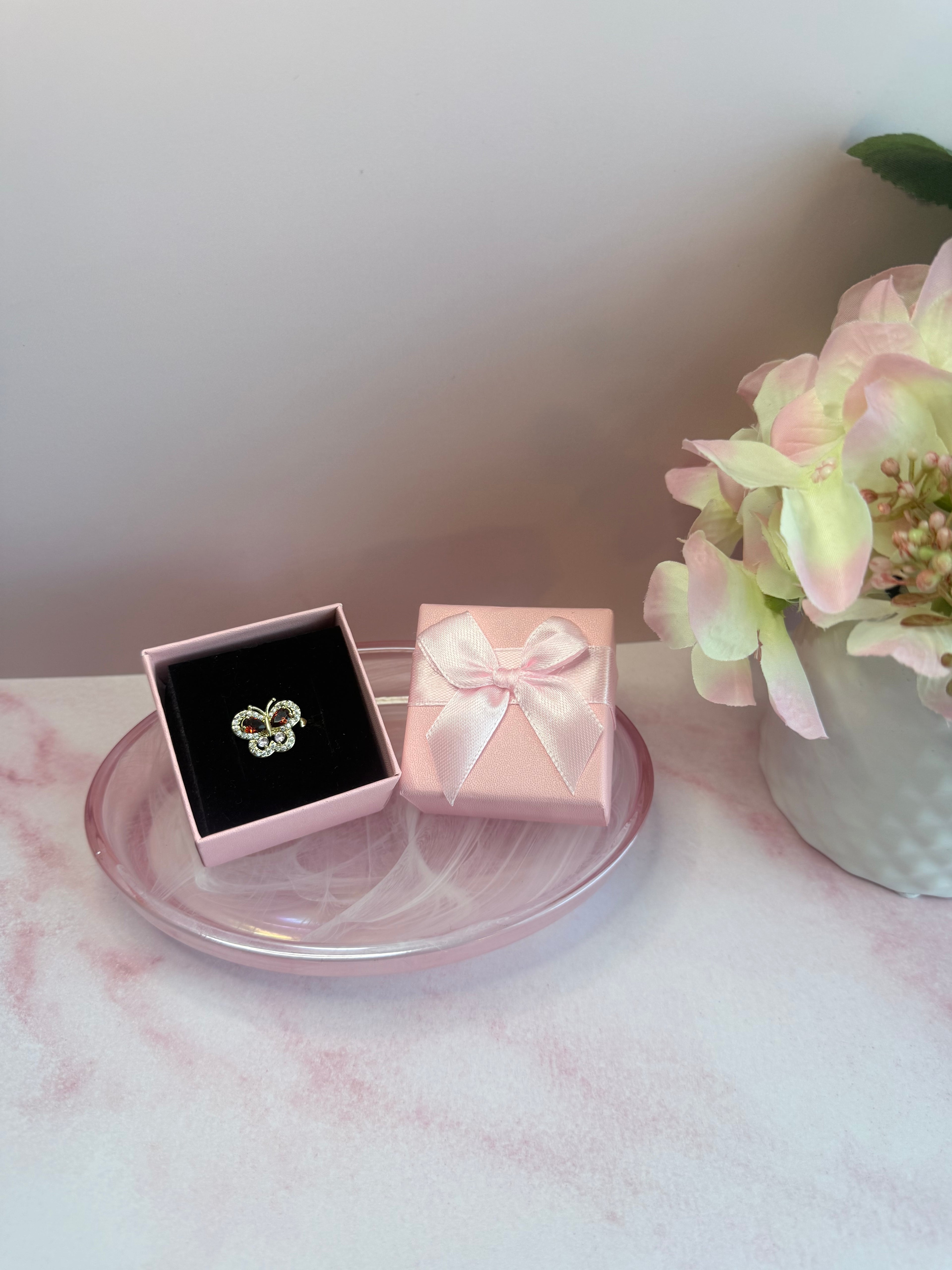 Multicolor Butterfly Ring