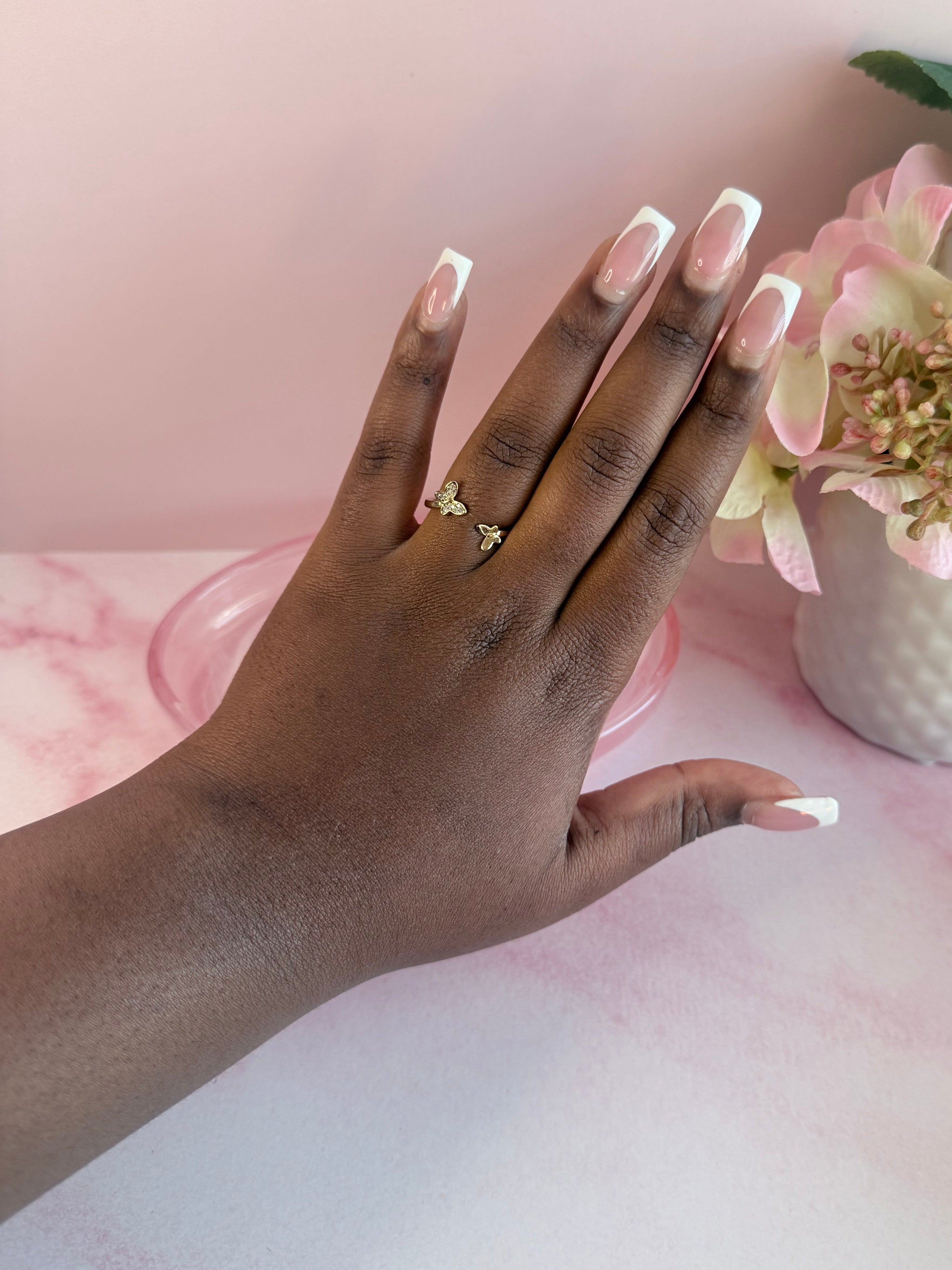 Double Butterfly Ring