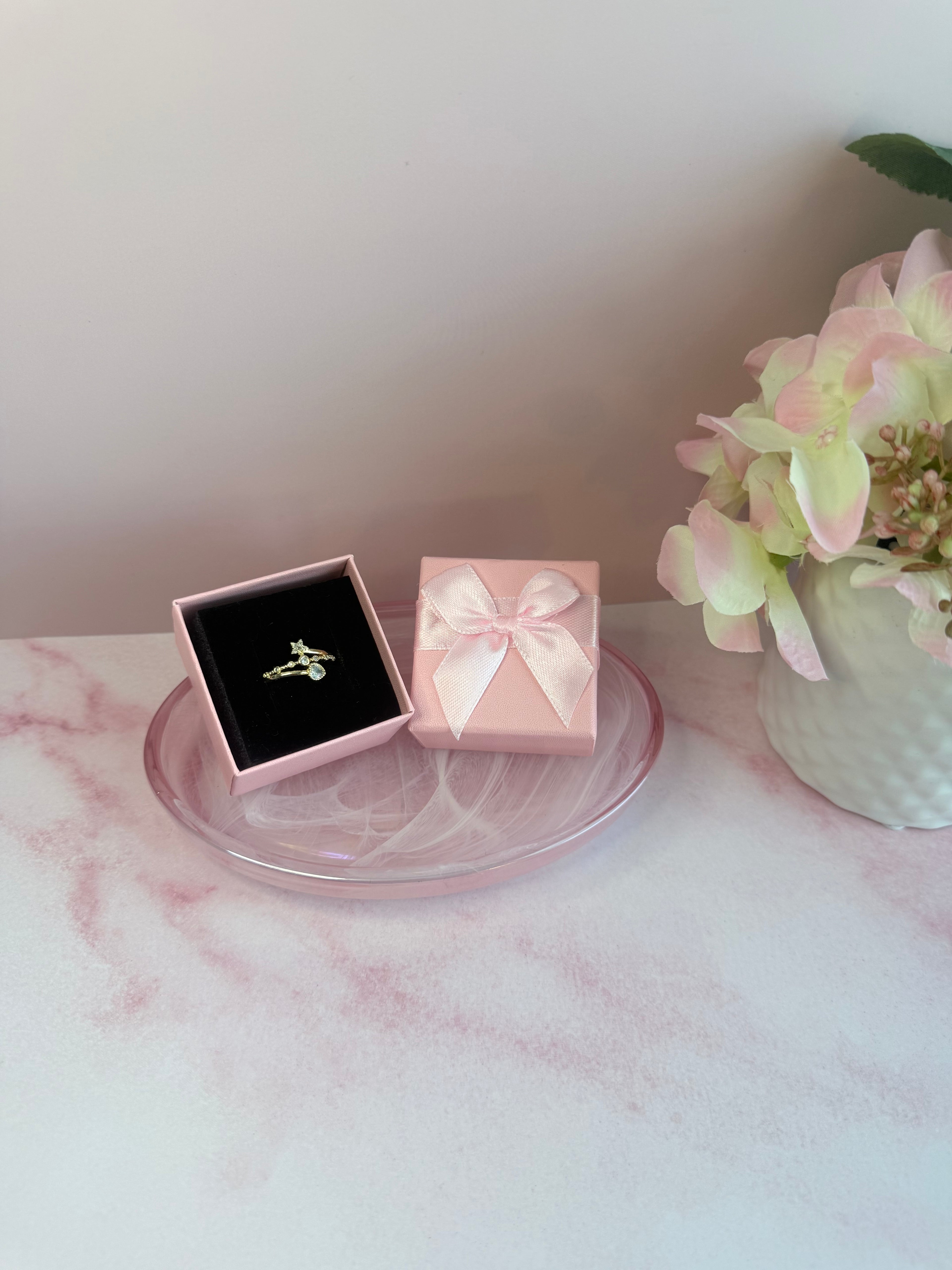 Star Heart Wrap Ring