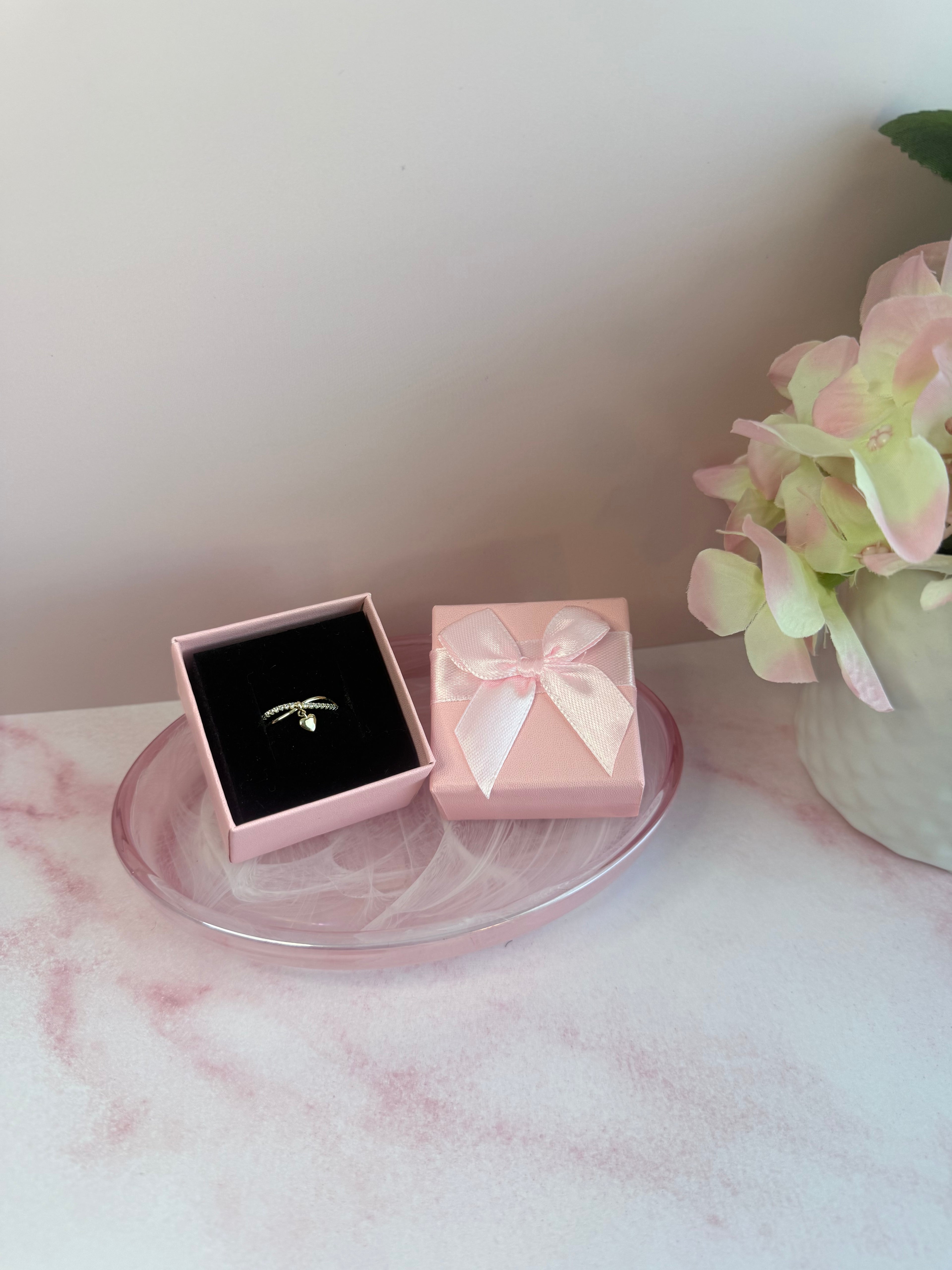 Heart Dangle Ring