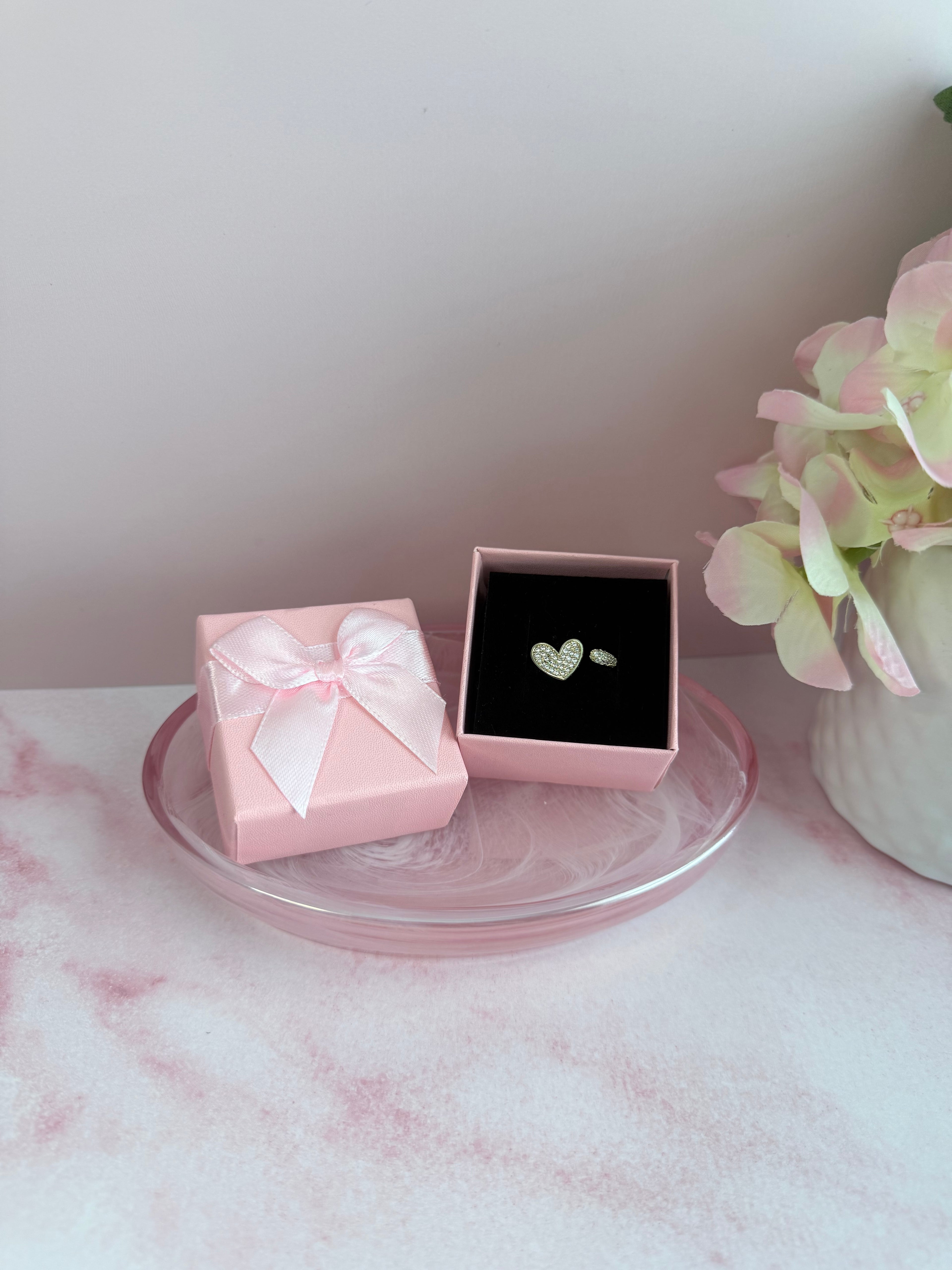 Pavé Heart Ring